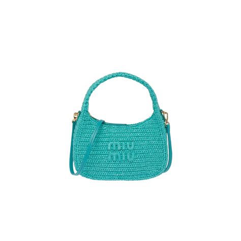 miu miu crochet hobo bag|Jade Green Crochet Hobo Bag .